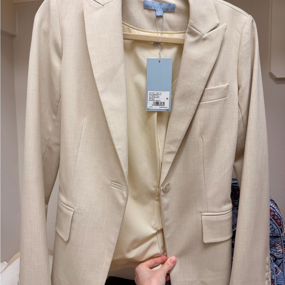 Women’s Antonio Melani Cream Suit Set
